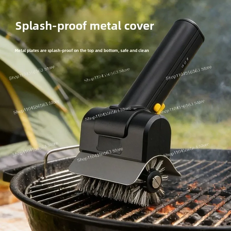 

Handheld lithium battery, barbecue brush BBQ cleaning tool brush multi-function