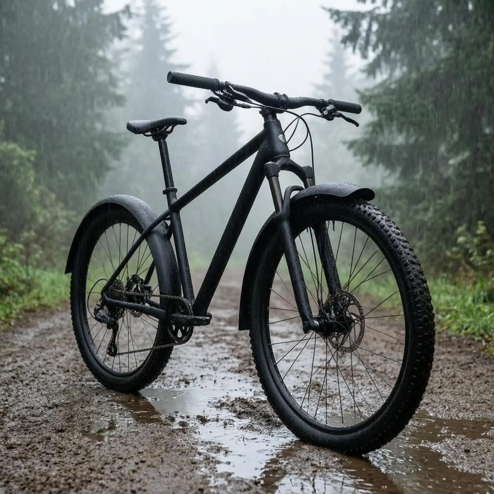 Mountain Bike Mudguard Set Full Coverage Mountain Bike Fenders Curving