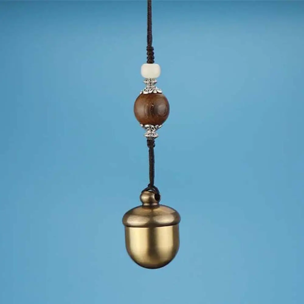 

Brass Acorn Medicine Bottle Hang Buckle Granule Storage Box Travel Pill Case Capsules Organizer Medicine Pill Box