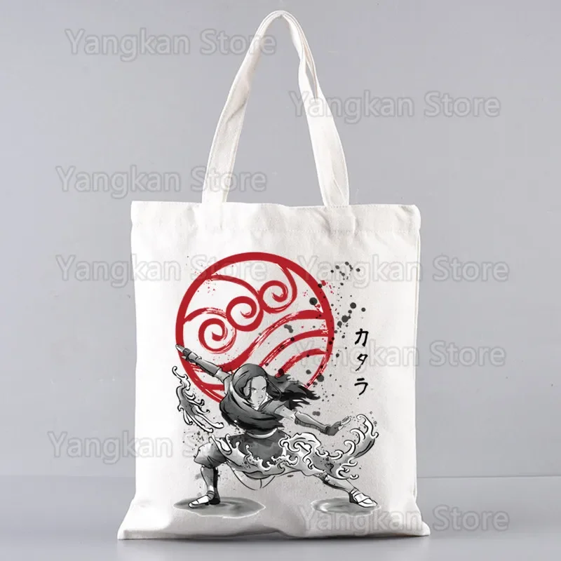 

Avatar The Last Airbender Kawaii Anime Appa Shopping Bag Grocery Handbag De Tela Tote Bolsa Shopping Bag Jute Tote Fabric