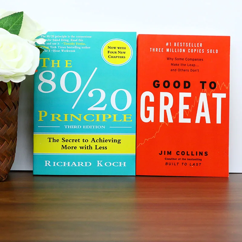 

《The 80/20 Principle》+《Good to Great》A Dual-Effect Set for Business Managers Efficiency Seekers Ideal for Chrismas holiday gifts