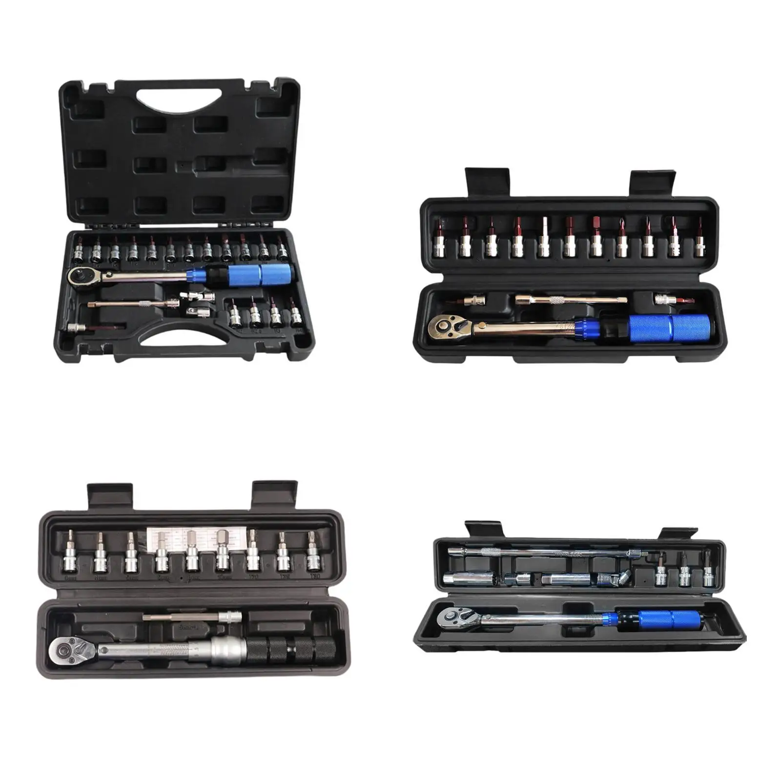 

Torque Wrench Set Drive Click Torque Wrench Set Multifunctional Maintenance Kit Torque 2-25NM For Bicycle Torque Torque Tool