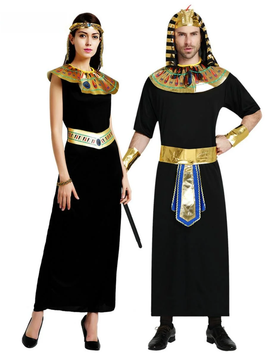 

Halloween Party Pharaoh Queen Role Play Costume Black Priest Festival Party Ethnic Women's Clothing Stage Performance Outfit