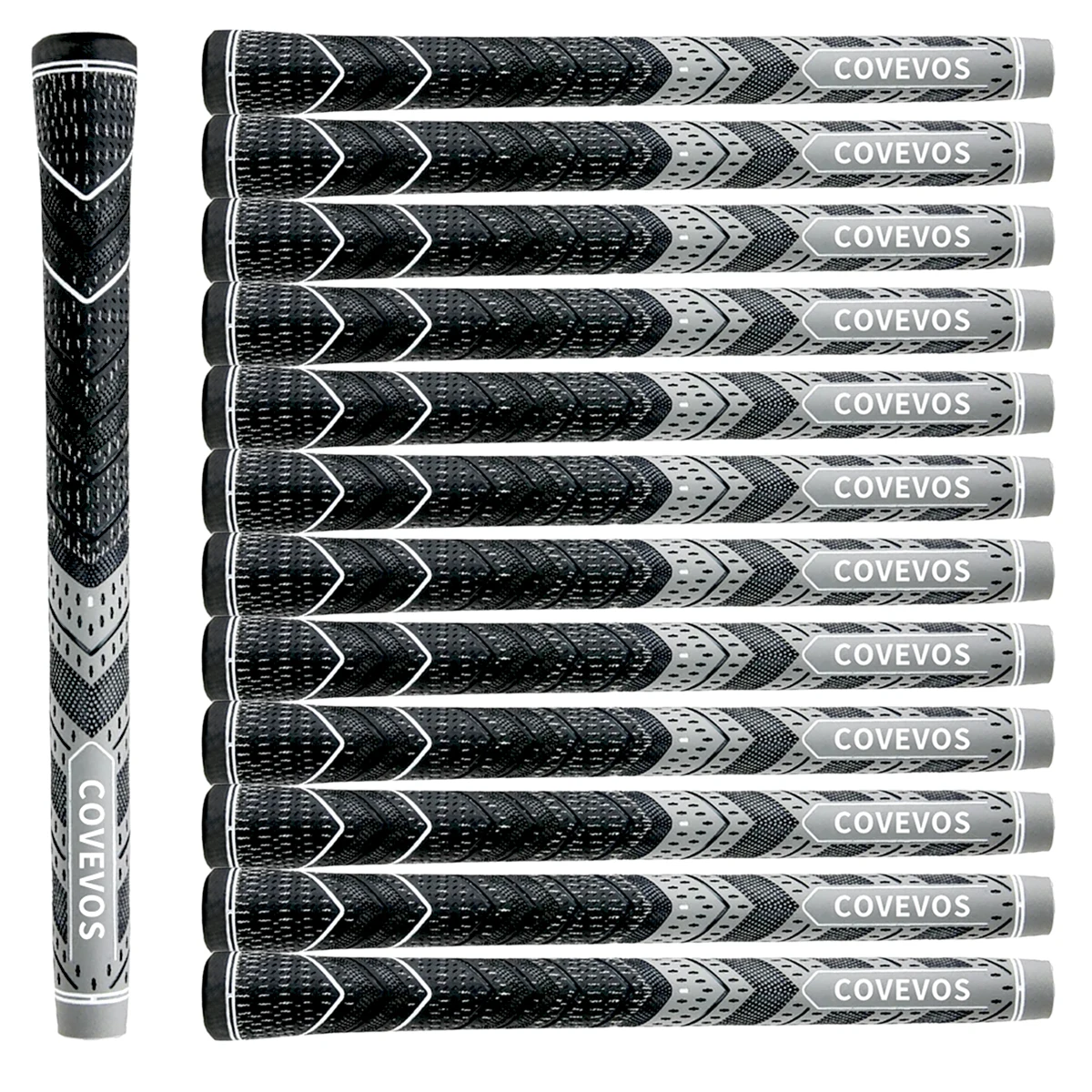 

13 ручек для гольфа из натурального каучука, прочный нескользящий дизайн, подходят для мужчин и женщин.