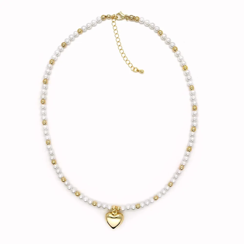 Vlen Mehrlagige Süßwasserperlenkette für Damen, 18K vergoldeter Perlenchoker, zierlicher minimalistischer handgefertigter Schmuck, Geschenke – Detail 4