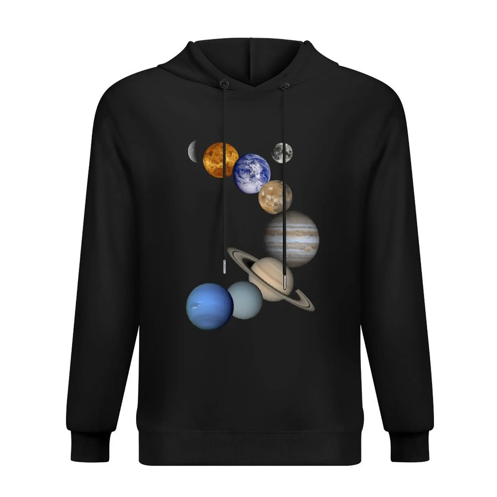 

Solar System planets in space, astronomy gifts for any budding physicist Hoodie autumn clothes fashion men tracksuit