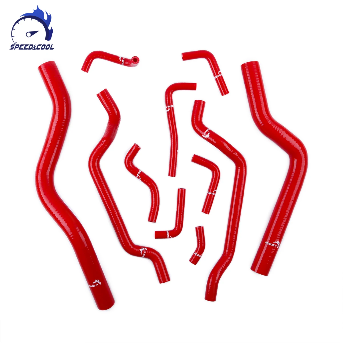 SPEED&COOL For 1990-1994 Mitsubishi Eclipse 1G DSM 4G63T Silicone Radiator Coolant Pipe Tube Hose Kit