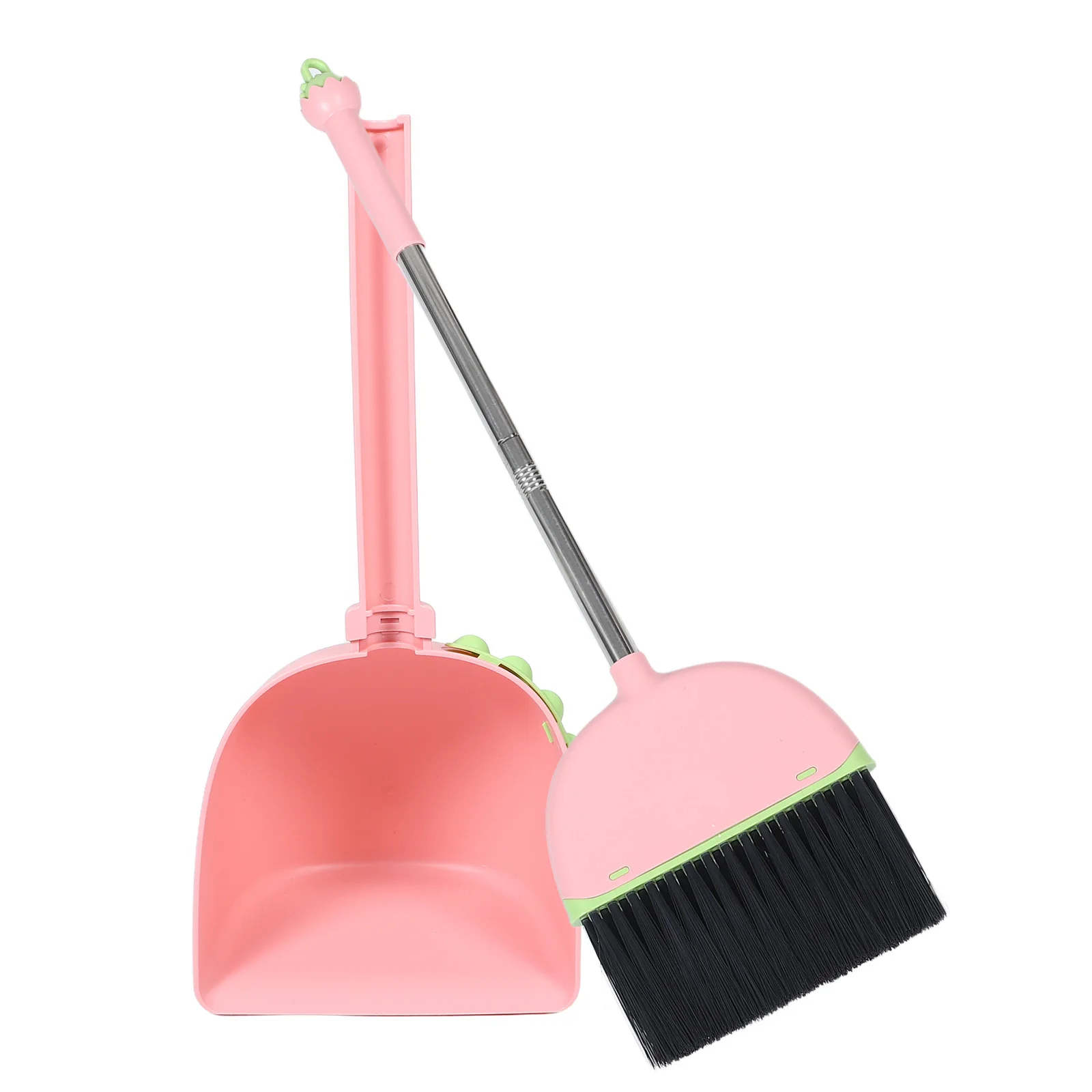 1Set Childrens Broom and Dustpan Set Compact Lightweight Design for Kids Easy Grip Cleaning Tools for Little Hands Indoor Use