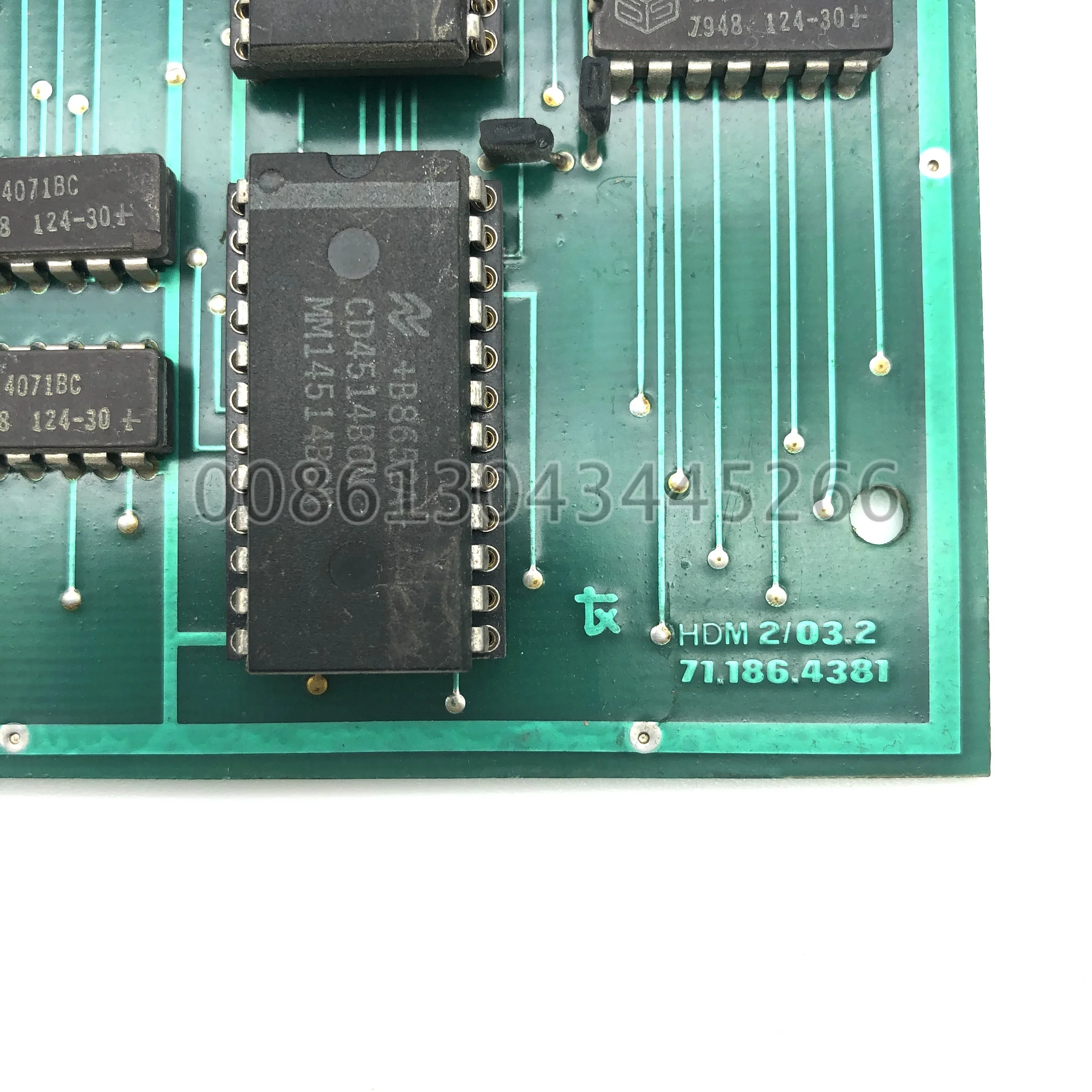 71.186.4381 الأصلي 85% جديد فك البيانات Hdm 2/03.2 CPC1 PCB منطقة فك التشفير هايدلبرغ قطع غيار الأوفست