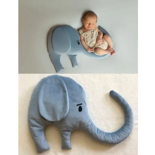 Newborn Photography Props Doll Plush Whale Animals Toys Baby Photo Prop Cushion Photo Bebe Studio Photography Mat