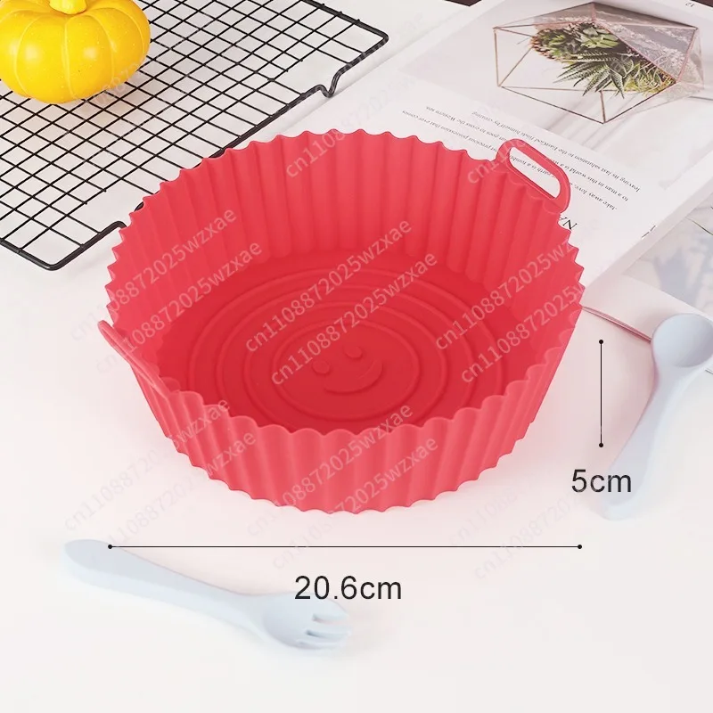 Food grade silicone material touch tool Air fryer High temperature resistant silicone baking pan Kitchen baking tools