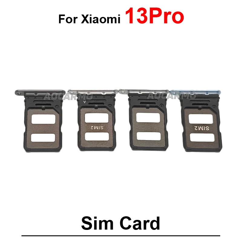 Black Blue Green White Sim Card For Xiaomi 13 Ultra 13T Pro 13Pro Sim Tray Holder Slot Repair Part