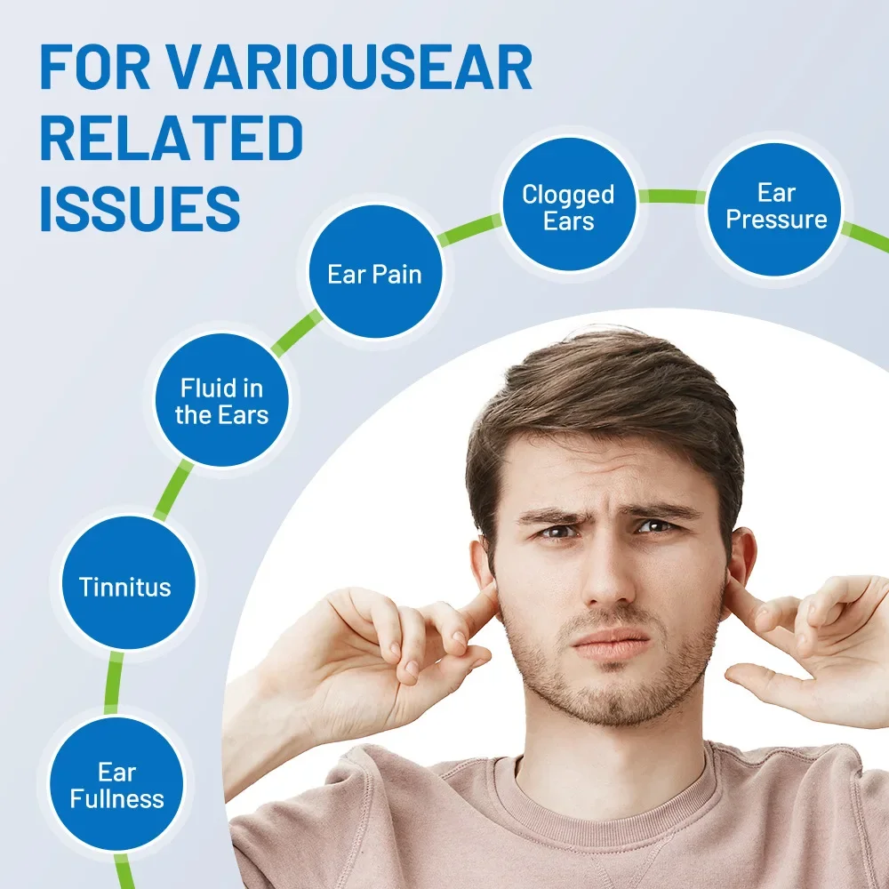 Electric Tinnitus Relief Device Ear Pressure Expander Treat Ringing Relieve Pain Dizziness Otitis Improve Hearing Ear Care Tools