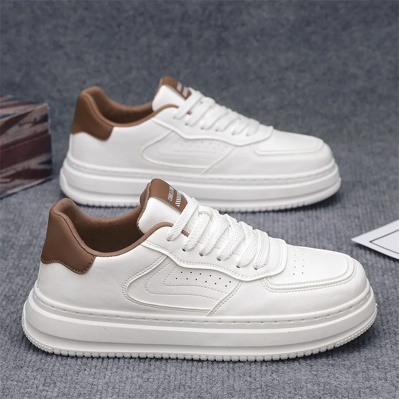 

Men's casual shoes new four season fashion versatile thick sole outdoor anti slip comfortable breathable commuting casual shoes