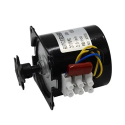 60KTYZ Claw Pole Synchronous Motor  AC220V 14W Gear Motor With Chain Gear 2.5RPM 5RPM 10RPM Permanent Magnet Incubator Motor