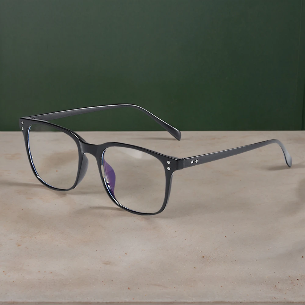 

Ultra Light TR90 Anti-blue Light Glasses Men Women Fashion Black Square Glasses Male Cell Phone Computer Eyeglasses
