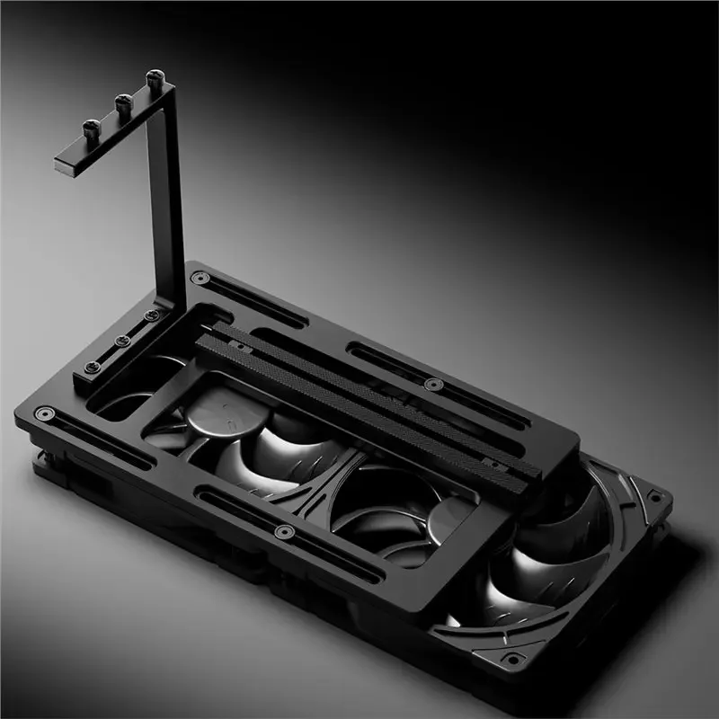 L22A-PCIE4.0 Extension Cable Holder 150Mm Pcie X4x1 Graphics Card Mounting Bracket 90-180 Extension Degree Cable Bracket