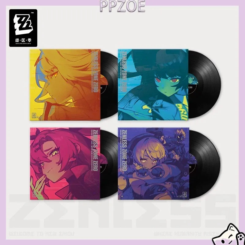 Zenless Zone Zero Limitless Commission OST Colored Vinyl LP, Official Game Soundtrack Record, Limited Import Edition Gift Box