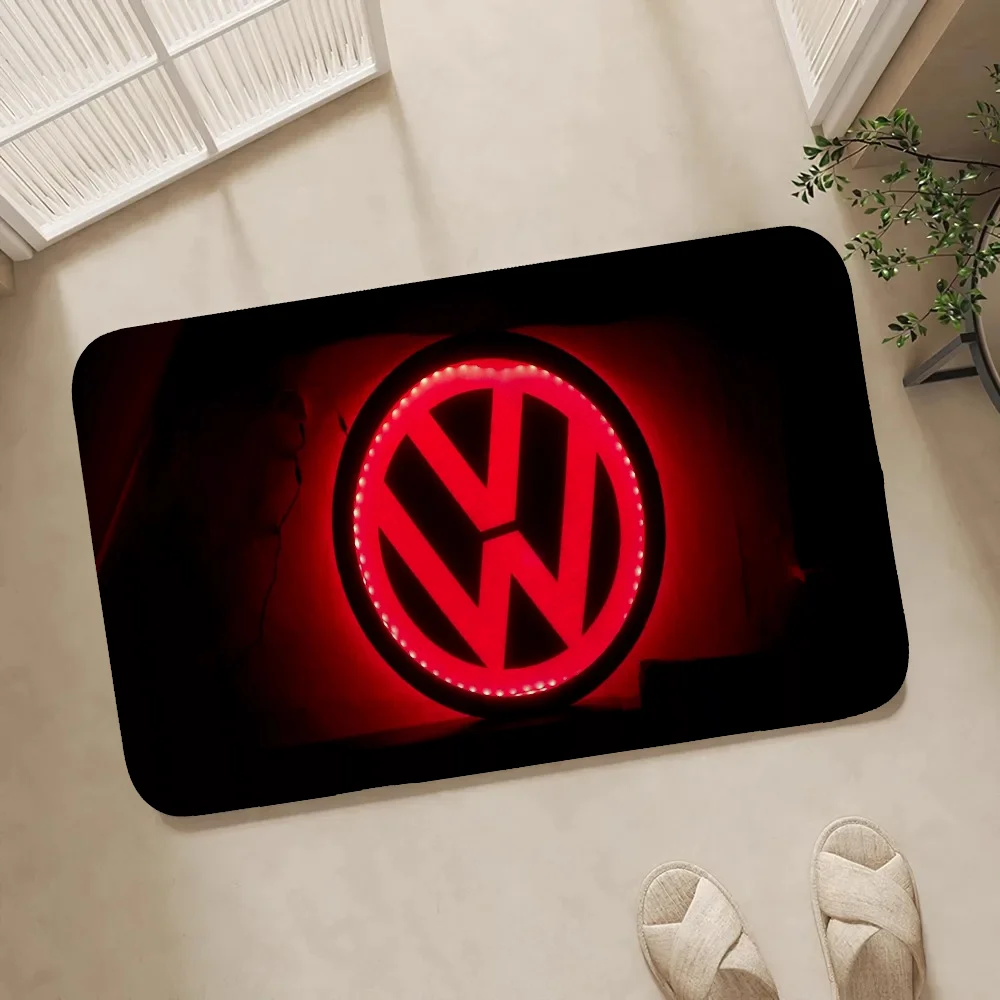 Volkswagen Logo Carpet in the Bed Room Decoration Items Floor Mat for Kitchen Mat for Hallway on the Floor Bedroom Rug Bath Mats