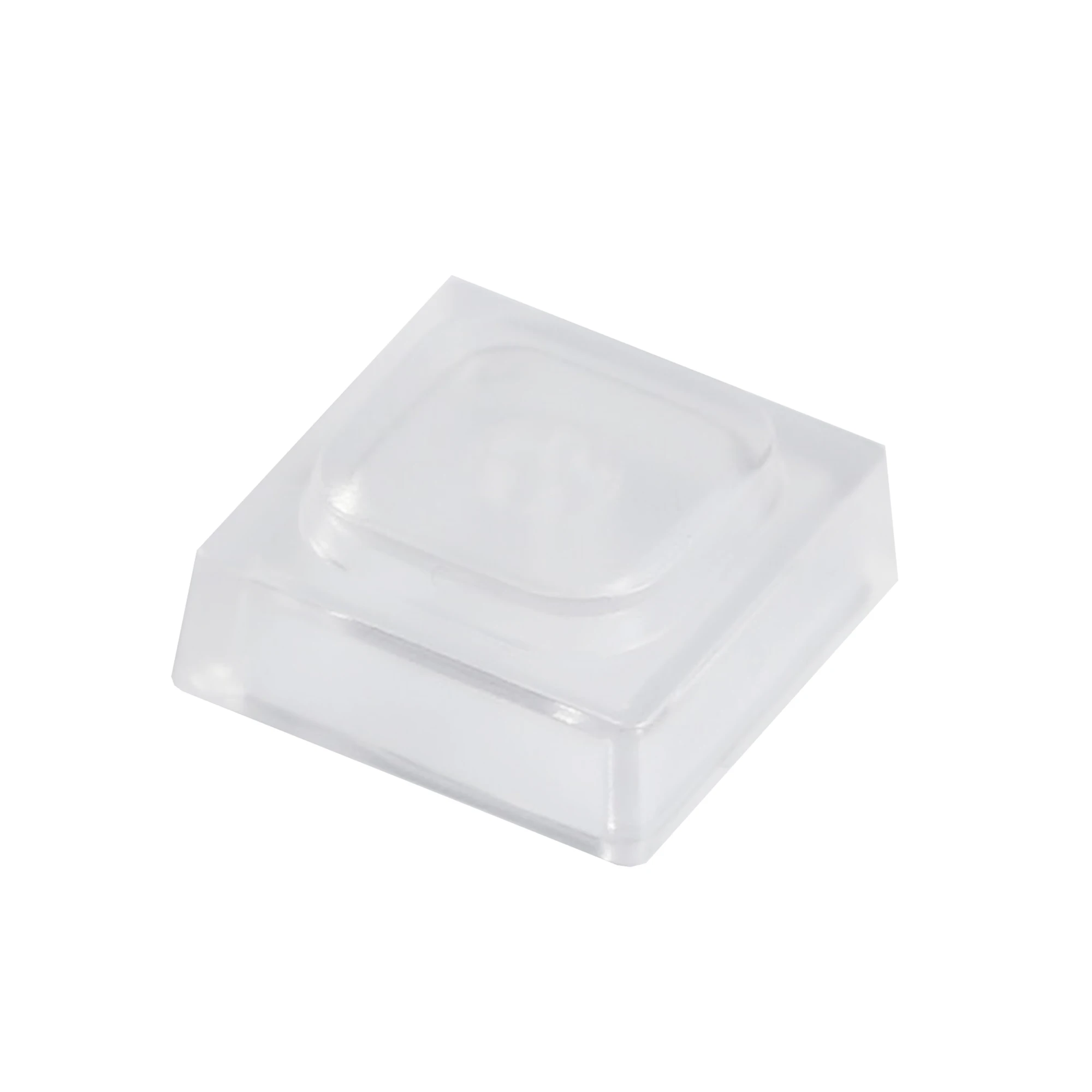 16pcs Blocks Bricks Low Profile Keycaps PBT Transparent Frosted Keycap for MX Mechanical Keyboard