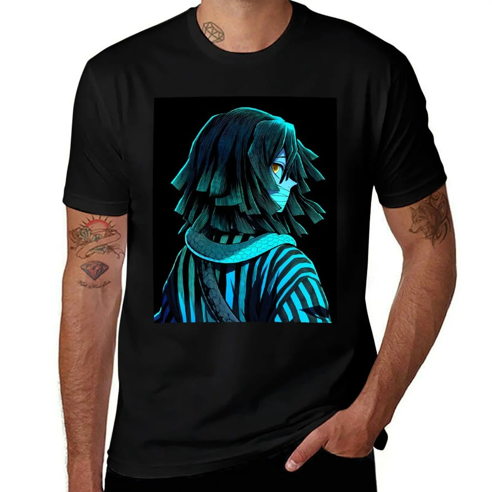 

Obanai Iguro - 1 T-Shirt korean fashion shirts graphic tees Aesthetic clothing new edition tee shirts for men