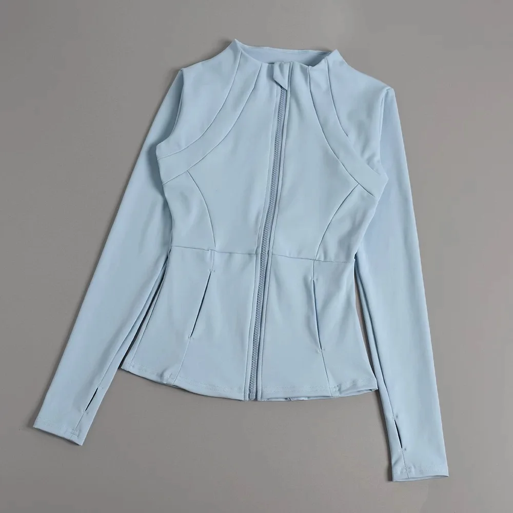 New Yoga Cothes For Women, Long Sleeved Running, Fitness, Slimming, Versatile Yoga Jackets, Training Sports Tops, Jackets