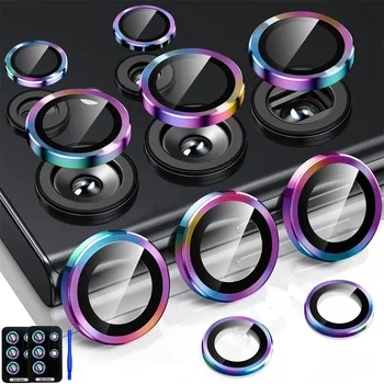 Camera Lens Protetor Voor Samsung S25 S24 ultra S24 S23 S22 ultra Case Gehard Glas Film Titanium Legering Ring Telefoon accessoires