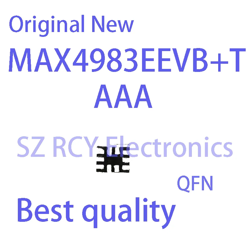 

(2-5 PCS)NEW MAX4983EEVB+T MAX4983 Top Mark AAA QFN IC Chip electronic