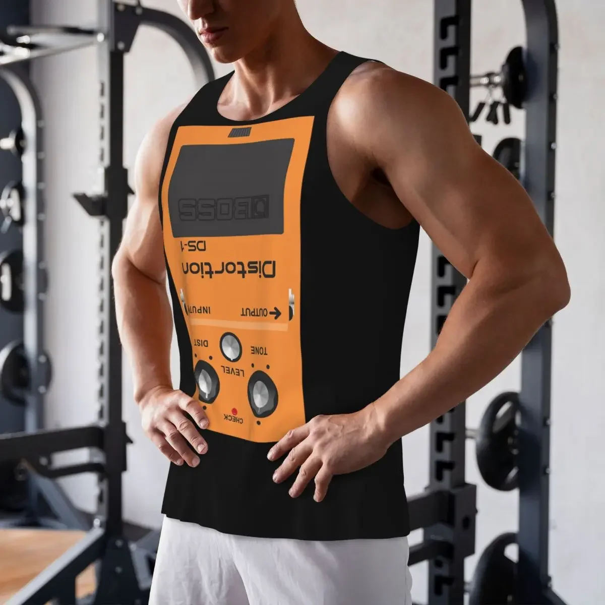 Quick Dry Boss Overdrive Bluesbreaker Gitarrenpedal Gym Tank Muscle Ärmelloses Shirt Bodybuilding Atmungsaktive Weste