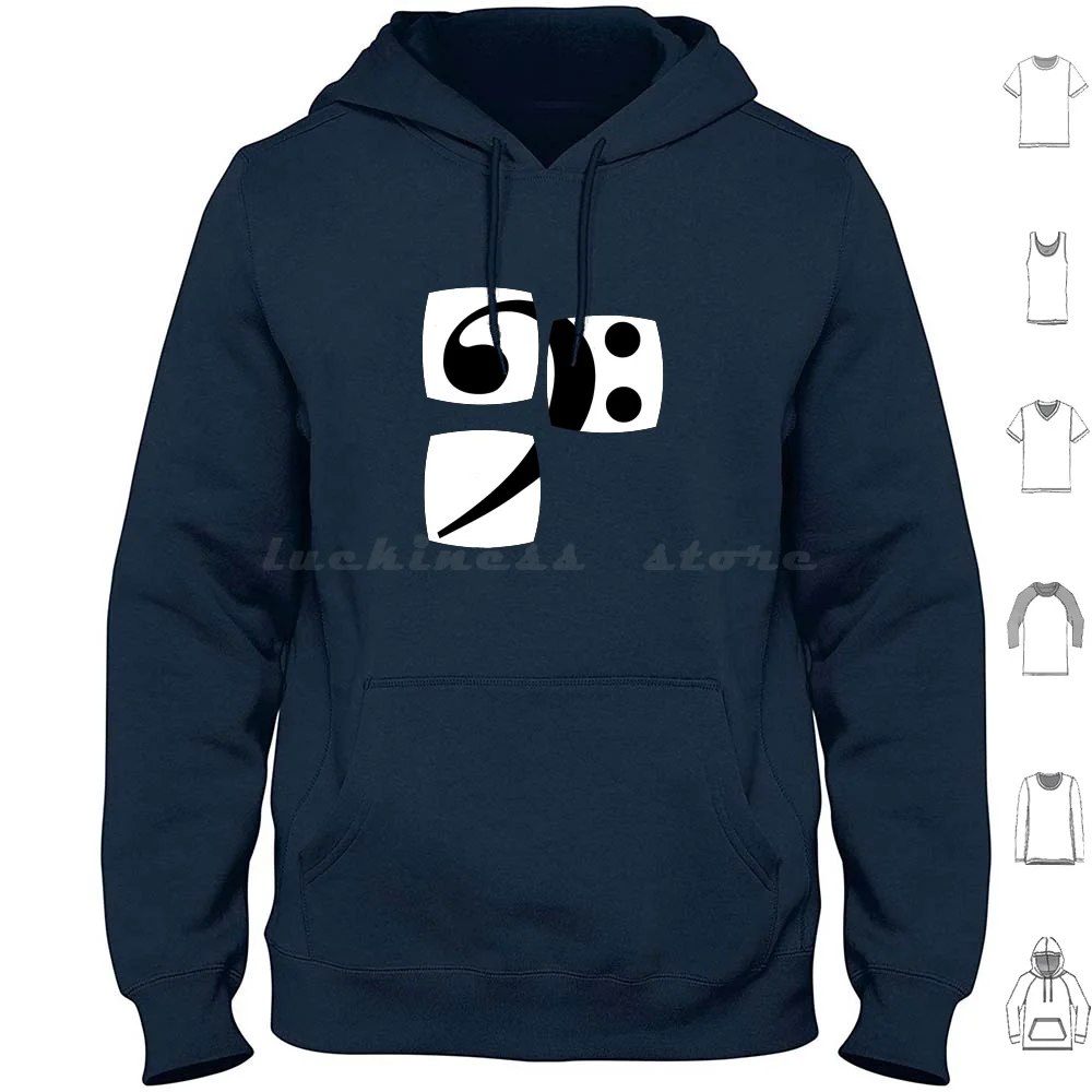 Bass Clef For Bassist And Bassist Hoodies Long Sleeve Bass Grades Clef Bass Clef Bass Player Bassist Jazzbass Double