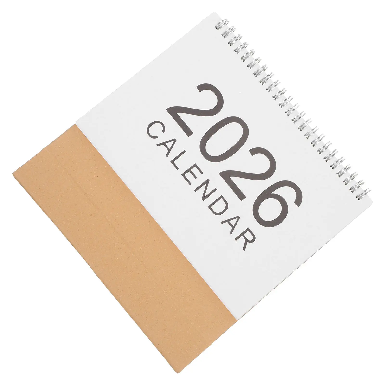 

2026 Mini Desk Calendar Compact Standing Flip Format Thick Bleed Proof Paper Desktop Planner for Dorm Table Office Academic Use
