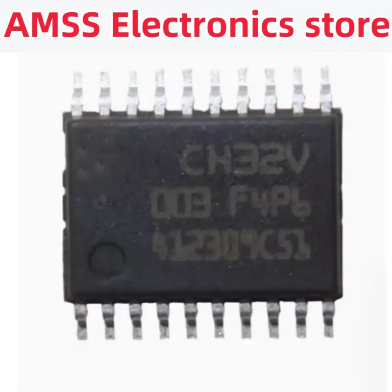 AMSS 5PCs ch32v00f4p6 ch32v003 tssop-20 microcontroller SMD new good quality chipset