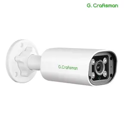 G.Craftsman 4MP POE IP Camera IR,Built-in Mic,Motion,Hunman,Face Detection CCTV Video Surveillance Security XMEYE Pro