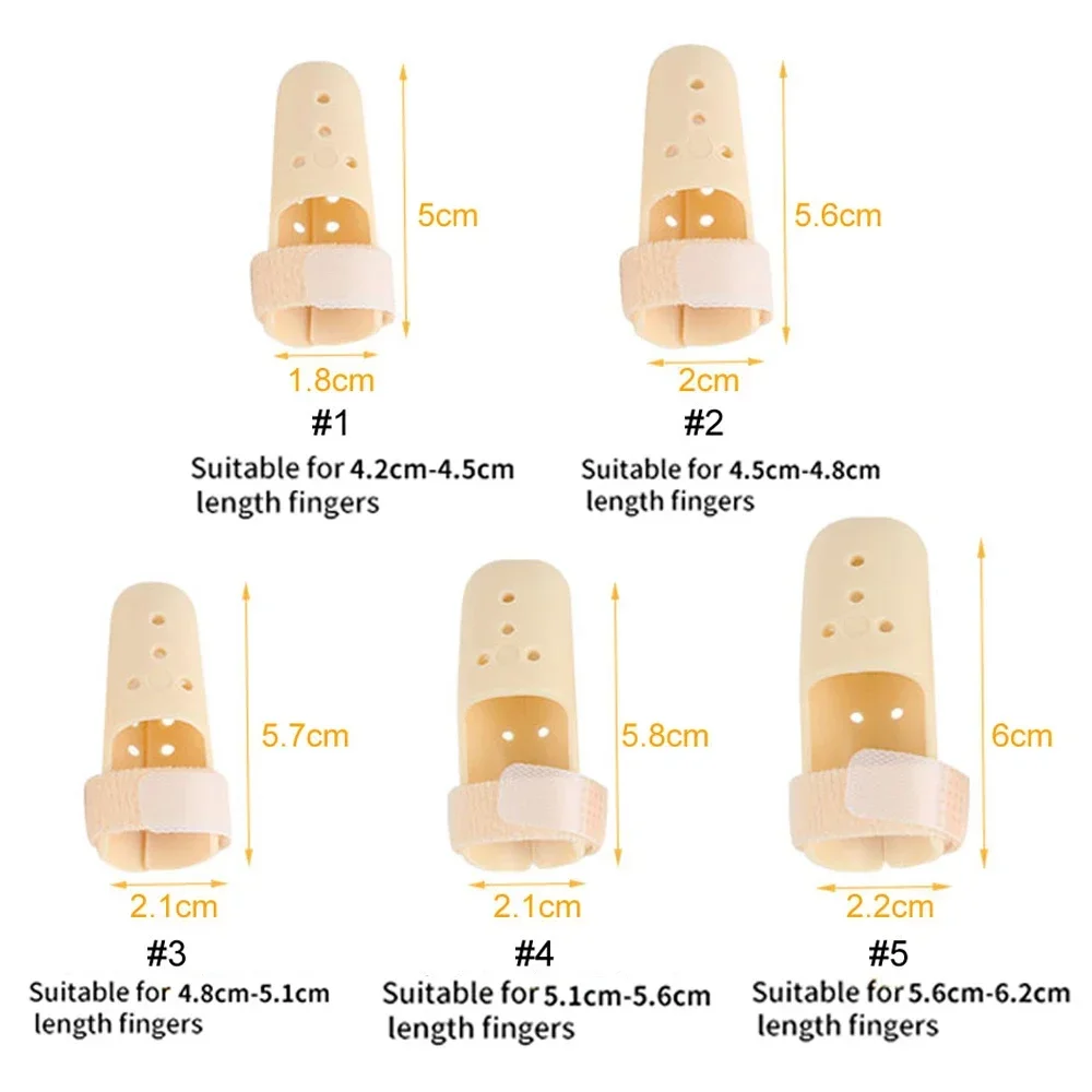 1/2/5Pcs Finger Brace Adjustable Finger Stabilizer Support Finger Corrector