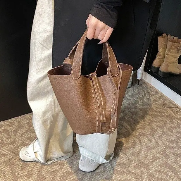 2025 Herfst 316 Nieuwe Draagbare Messenger Bag Modieuze Veelzijdige Groentemand Tas Grote Capaciteit Commuter Bag Handtas