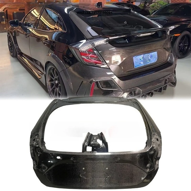 

2016-2022 for Civic FK7 Type-R FK8 Lightweight Carbon Fiber Boot Lid OEM Body Parts Trunk Lid