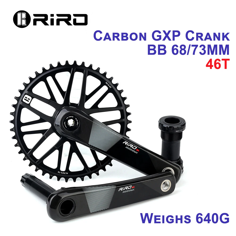 RIRO Red Hawk Carbon Crank 170mm | Road Bike & Folding Bike | 3