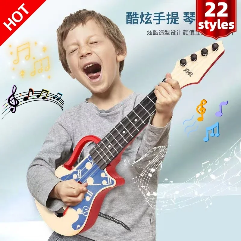 

Funny Ukulele Musical Instrument Guitar Montessori Children School Play Game Education Christmas Birthday festival Kid gift Toy