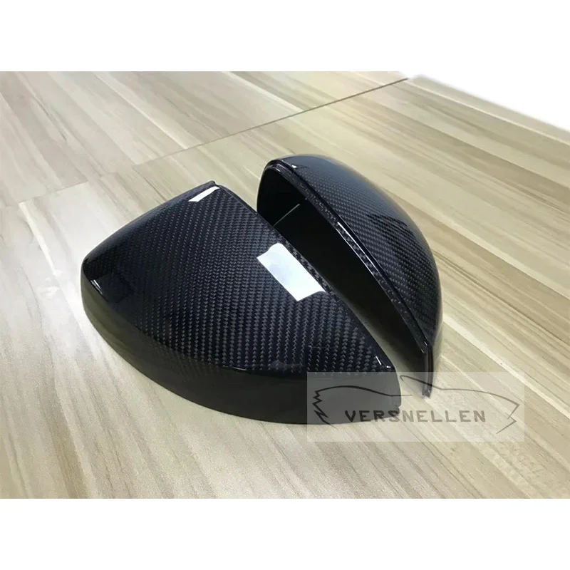 

High Quality Dry Carbon Fiber Mirror Cover Caps With/Without Lane Assist 1:1 Replacement for Audi A3 S3 8V 2014 up