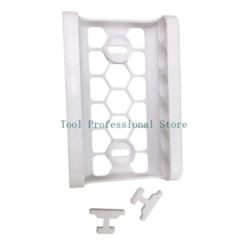 57QF Pegboard Hanging Storage Rack Synthetic Resin Basket for Garage Wall Part
