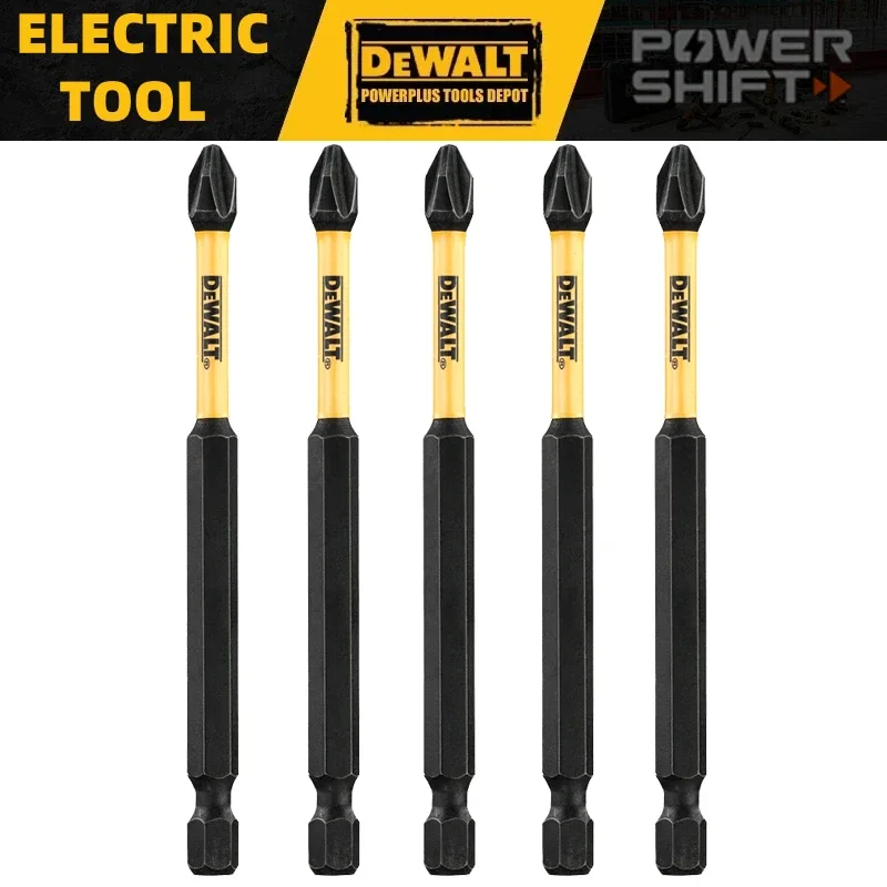 

DEWALT PH2 Screwdriver Bit Hex Shank 89mm Longer Life #2 Impact Electric Drill Bit Set 10X Screw Drill Head Power Tools Part