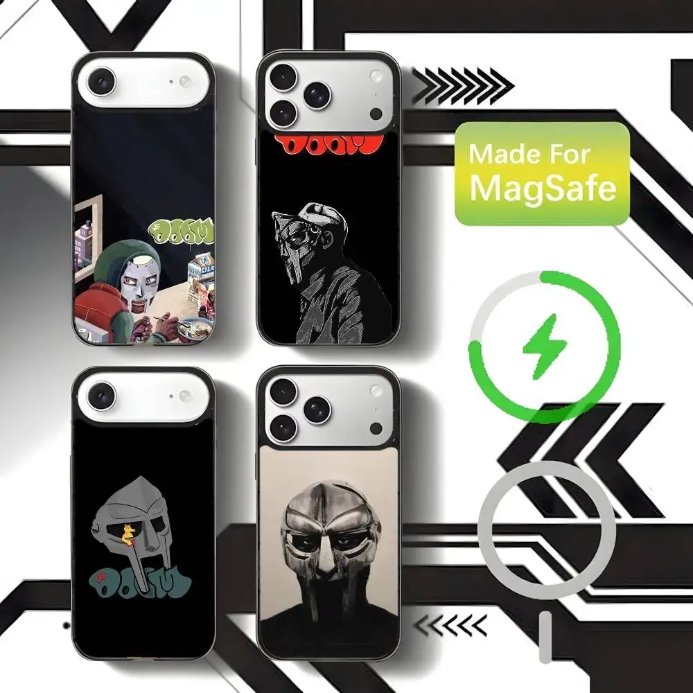 

Rapper MM FOOD Mf Doom Phone Case For iPhone 17,16,15,14,13,12,11,Pro,Max,Plus,Mini,SE4,E Magnetic Magsafe Wireless Charging