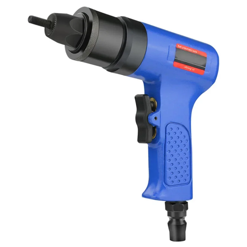 

M4/M5/M6 Pneumatic air Riveter, air rivet Puller Air Rivet Nut Gun with self-locking thread heads