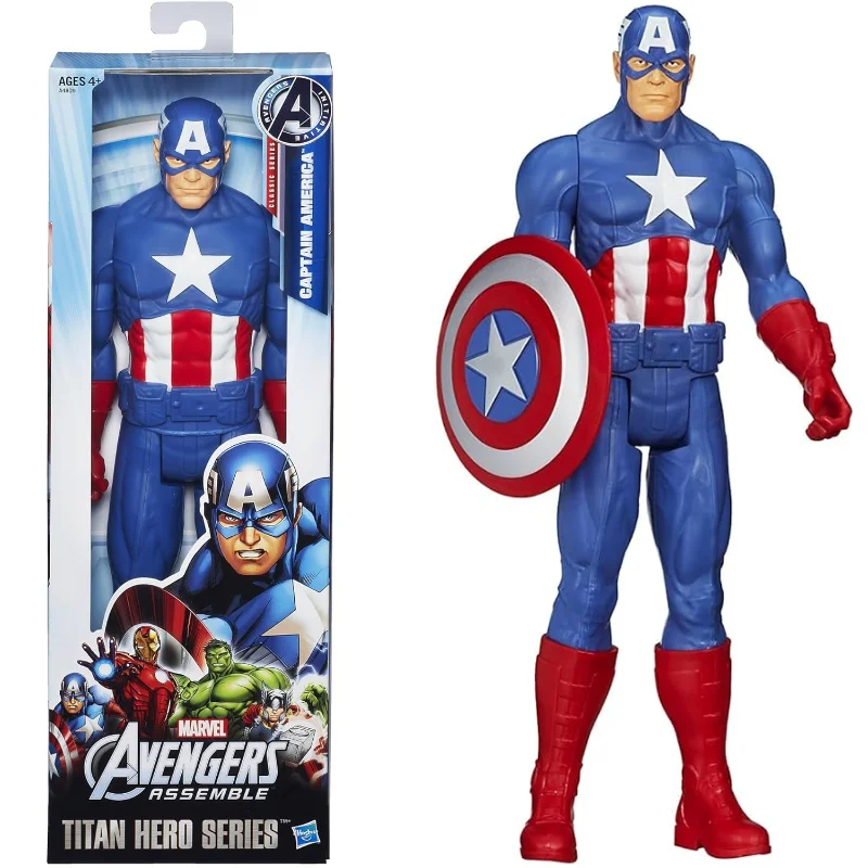 Hasbro Marvel Legends The Avengers Titan Hero Series Spiderman Black Panther Captain America 12 Inch Action Figure Model Toy