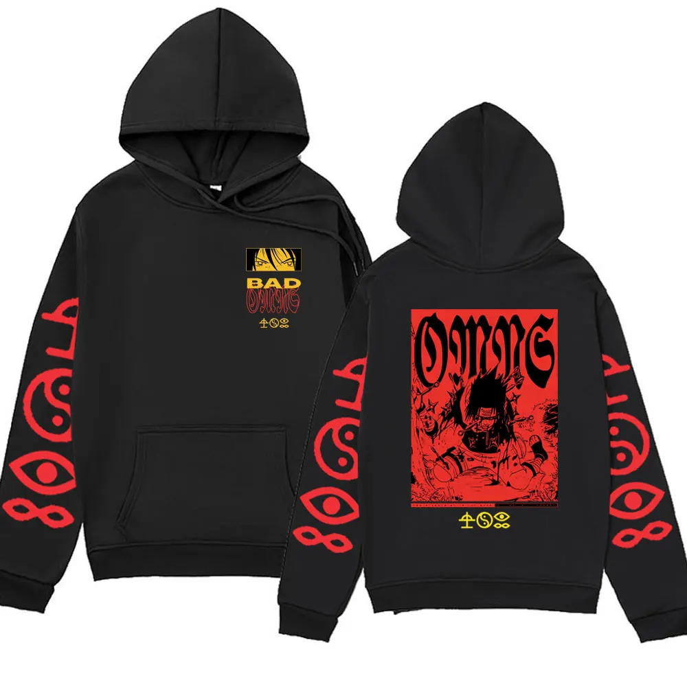 

Bad Omen Tour 2024 Oversized Cotton Fleece Hoodie Men Women Vintage Harajuku Streetwear Long Sleeve Sweatshirt Men's Sports Suit