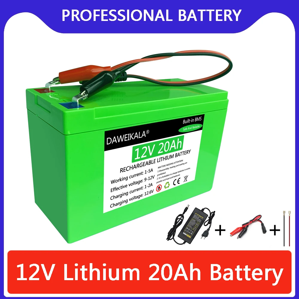 

12V lithium battery 18650 battery Pack Deep Cycle For Kid Scooters Solar storage Battery Electric lighting Outdoor
