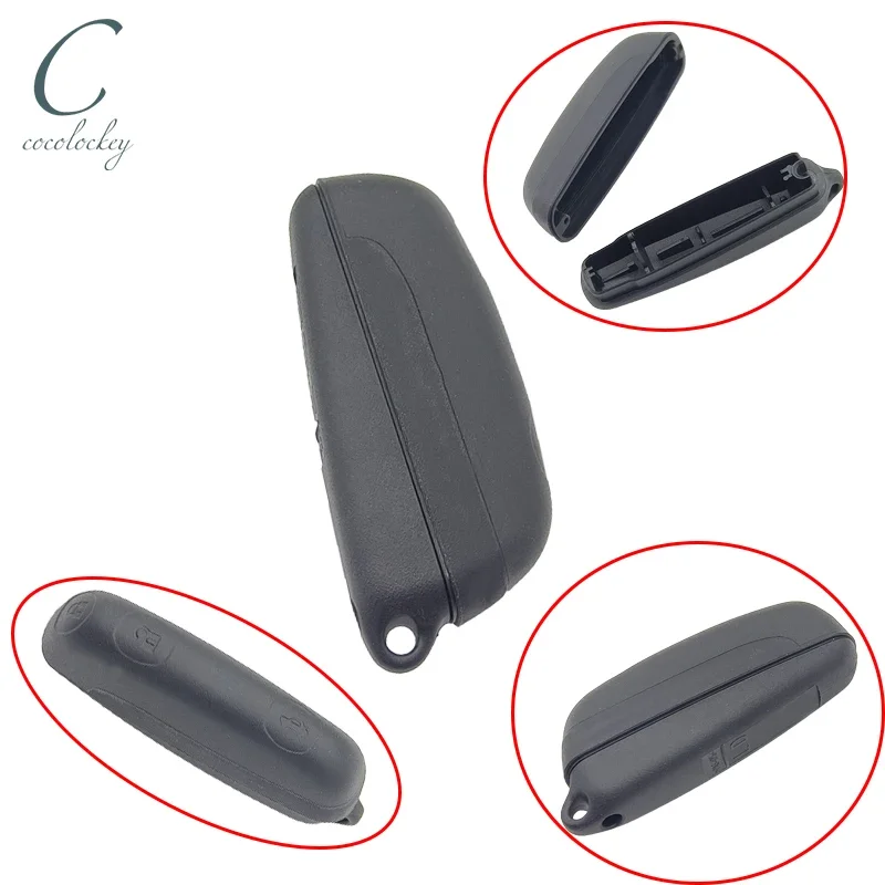 

Cocolockey Replacement Key Shell Fob 4 Button for SAAB LUCAS Remote Control Keys Housing Car Case