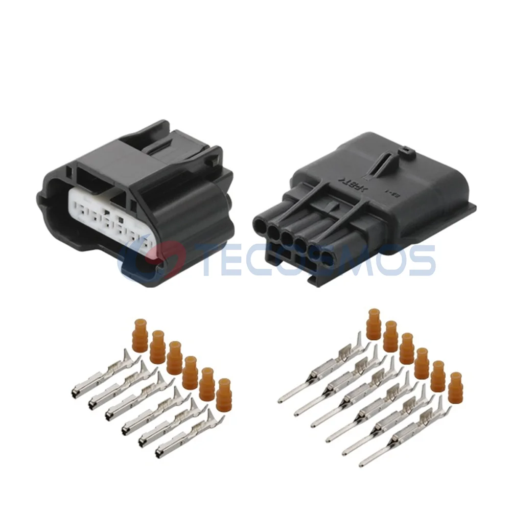 

1/5/10 PCS 7283-8850-30 Black Connector 6-PIN For Auto Infiniti Mass Air Flow MAF Connector Wiring Harness Plug