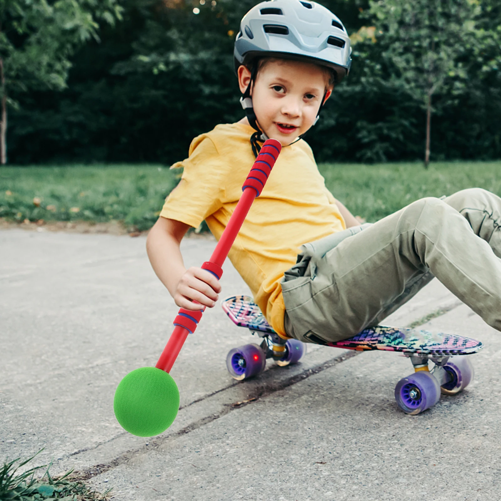 

Scooter Paddleboard Safe Eva Material Ergonomic Handle Indoor Equipment Sports Gear Floor Scooters Playground Non