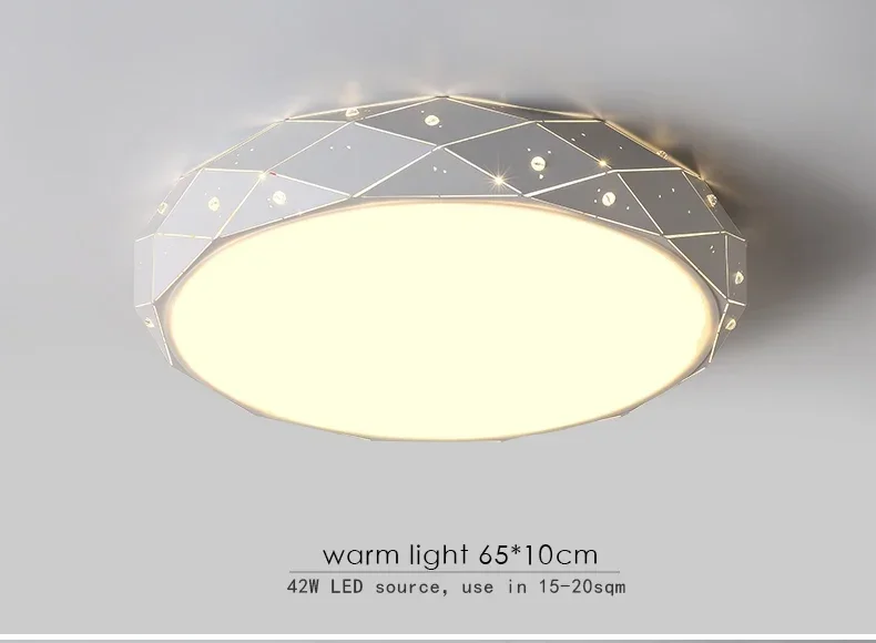 

Круглая крытая хрустальная люстра для дома AC85-265V, современная светодиодная потолочная люстра, светильники для гостиной, спальни, блеск